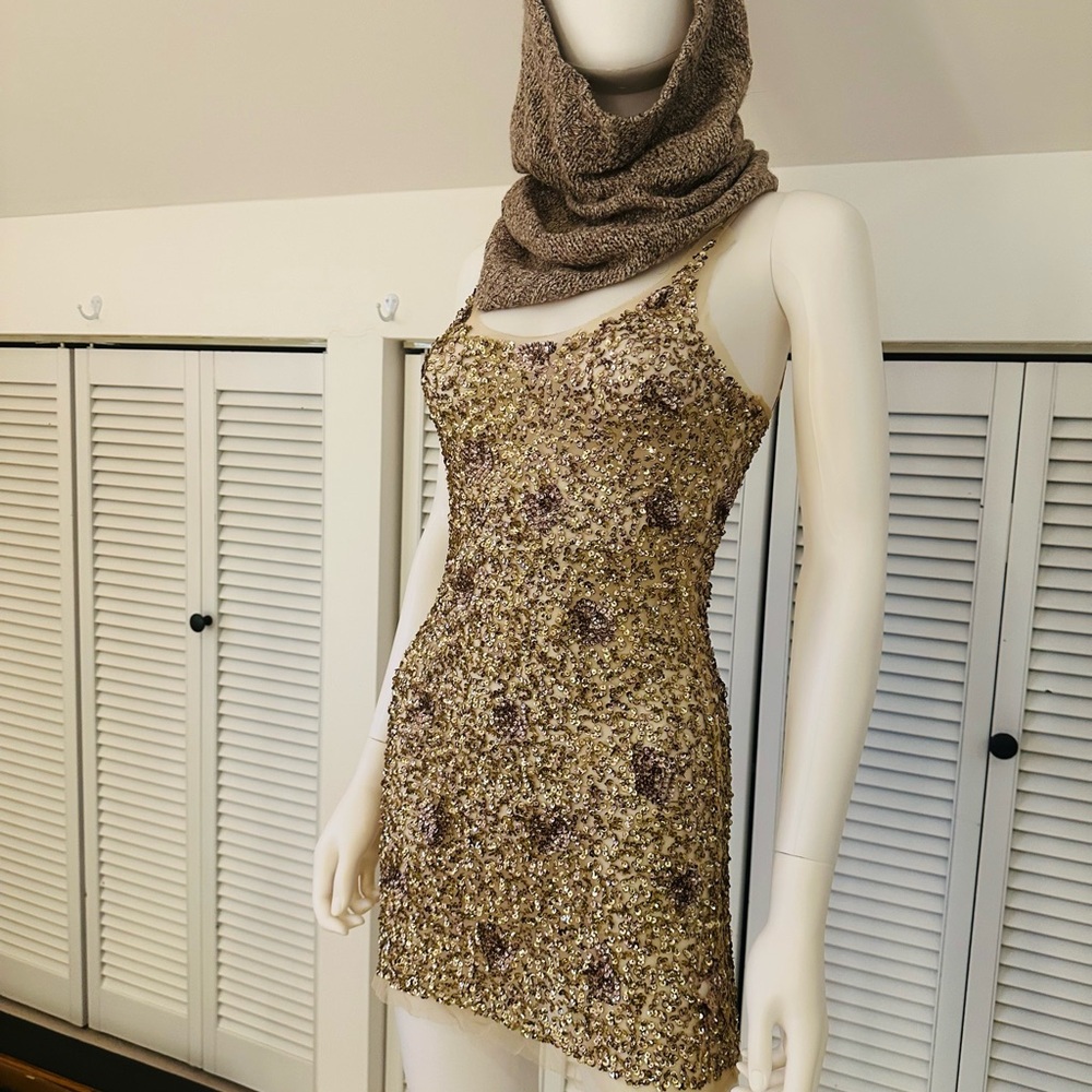 “The Standout Guarantee” 3 piece outfit featuring Arden B. sheer sequin dress. - Picture 9 of 11